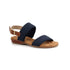 WALKING CRADLES WC CABANA WOMEN STRAP SANDAL IN NAVY NEOPLEX/LUGGAGE - TLW Shoes