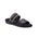 WALKING CRADLES WC CAMILLA WOMEN SLIP-ON SANDAL IN BLACK SOFT ANTANDO LEATHER - TLW Shoes