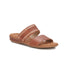 WALKING CRADLES WC CAMILLA WOMEN SLIP-ON SANDAL IN LUGGAGE SOFT ANTANDO LEATHER - TLW Shoes