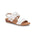 WALKING CRADLES WC CORBIN WOMEN BACK STRAP SANDAL IN WHITE CASHMERE LEATHER - TLW Shoes