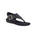 WALKING CRADLES WC NOELLE WOMEN THONG SANDAL IN BLACK LIZARD PRINT LEATHER - TLW Shoes