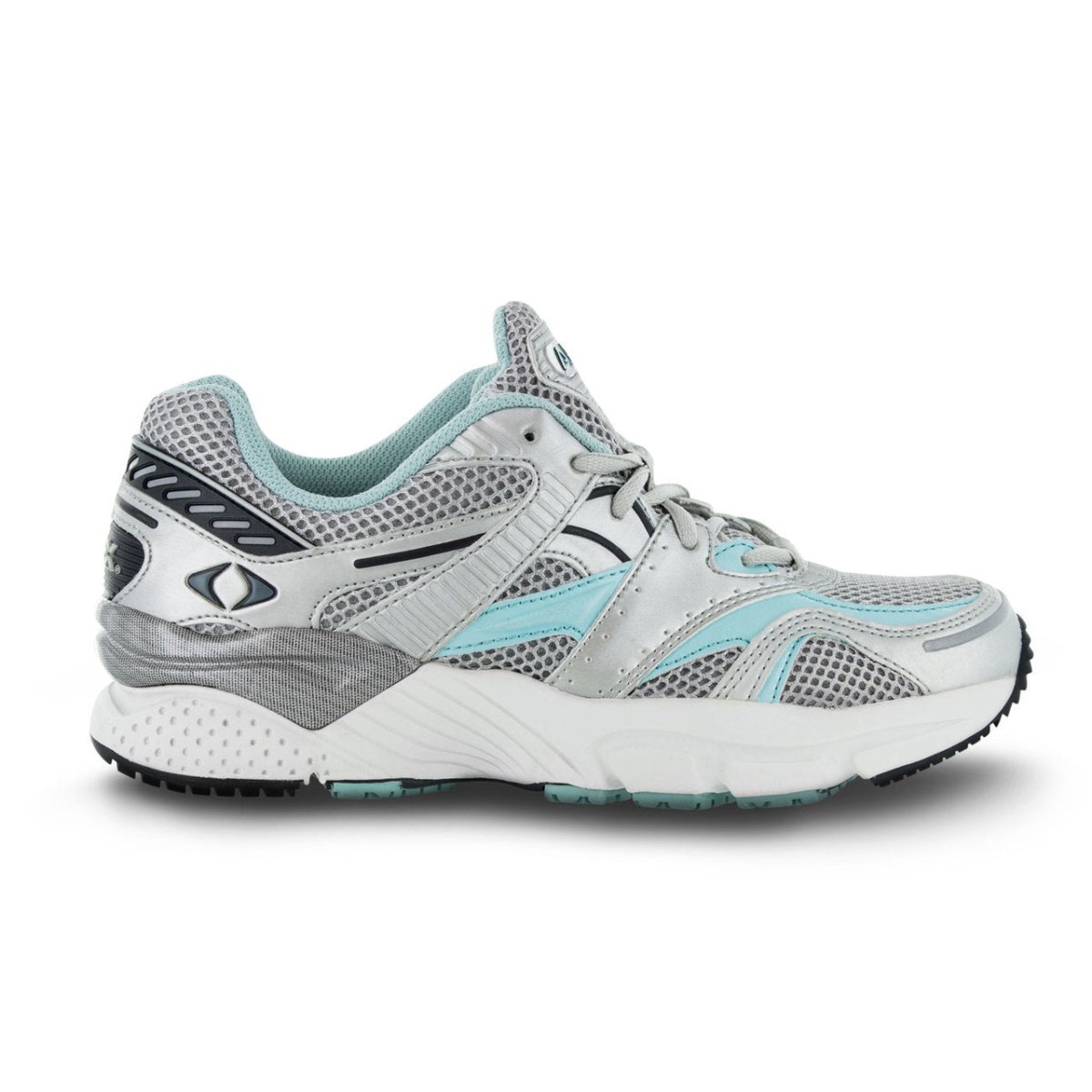 Apex X527w Boss Runner Women's Active Shoe X Last In Silver/sea Blue - TLW Shoes