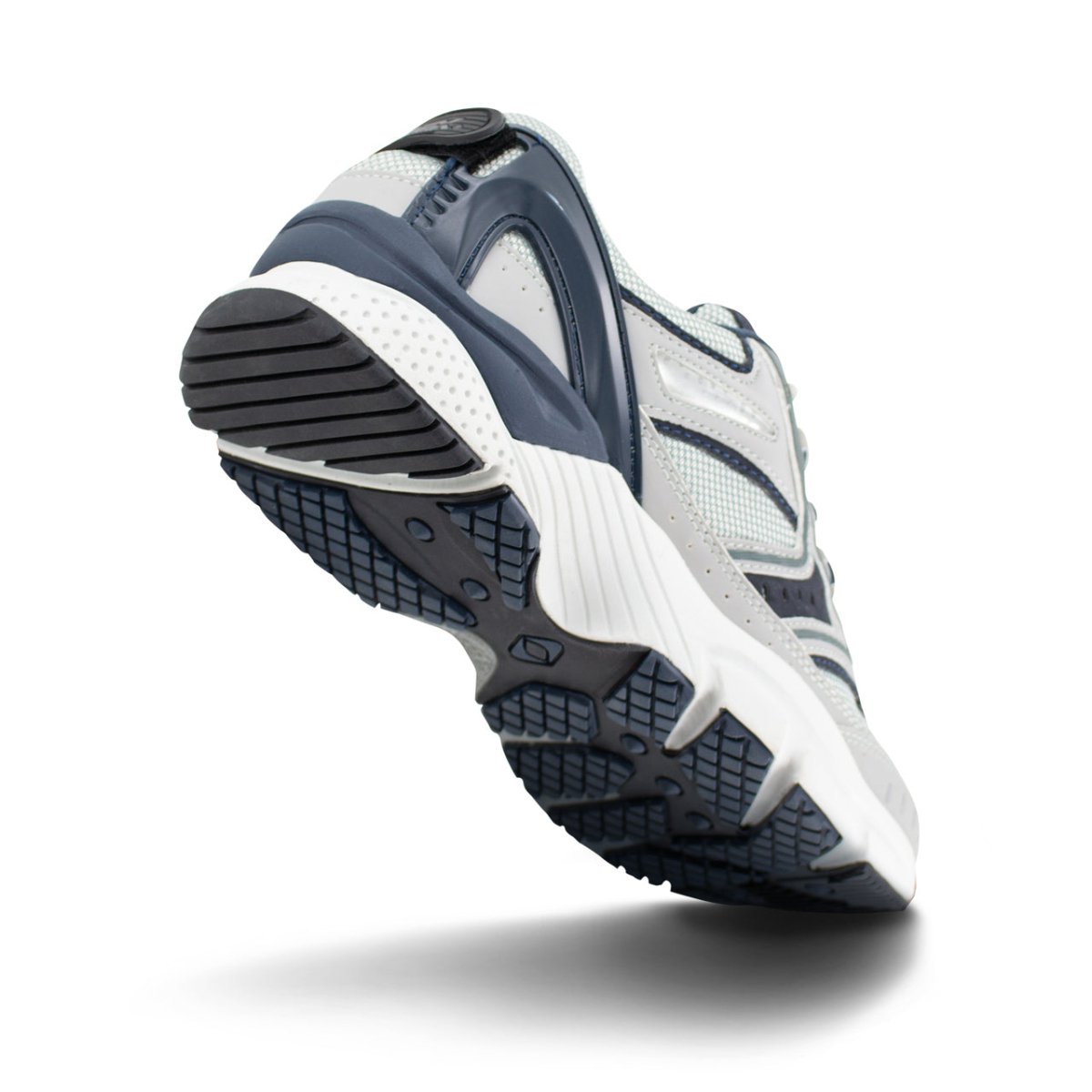 Apex X532m Rhino Runner Men's Active Shoe In Silver/blue - TLW Shoes