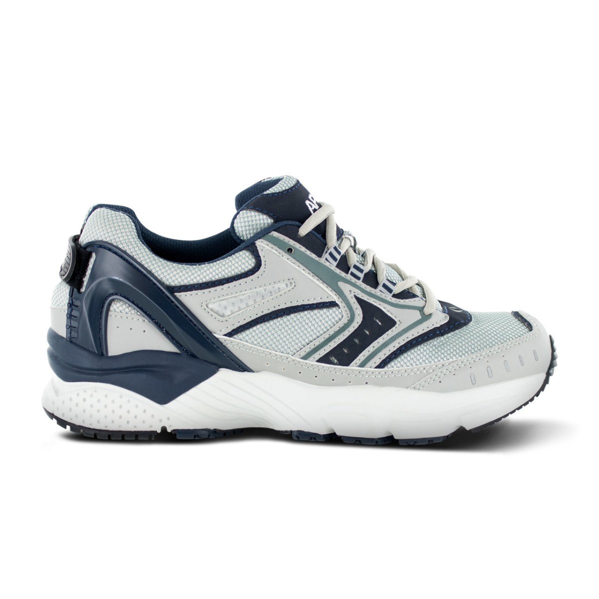 Apex X532m Rhino Runner Men's Active Shoe In Silver/blue - TLW Shoes